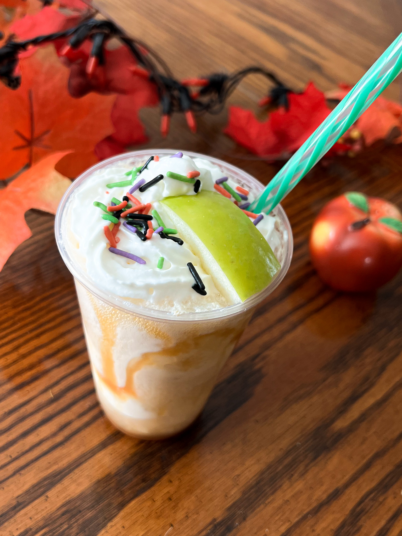 fall ice cream floats